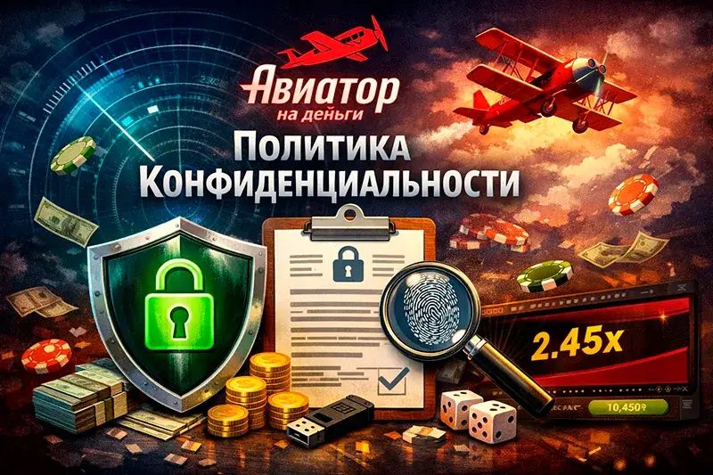 Политика конфиденциальности сайта Авиатор на деньги и защита данных игроков